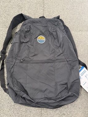 Life Is Good Backpack Unisex Black Packable Hiking Camping Travel Lightweight